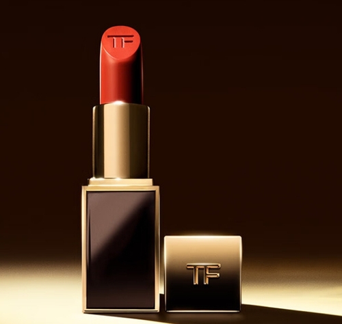 TOM FORD黑管水感缎光TF口红16经典正红唇膏